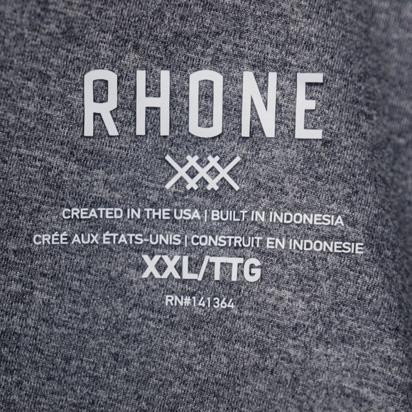 New Rhone Reign All Around Blue Heather Elastic Waist Drawstring Jogger Size XXL - Picture 6 of 11